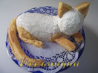 Cica torta -
          túrós 25